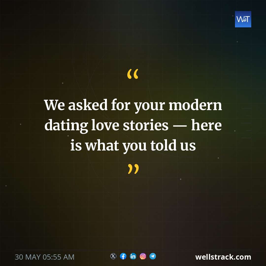 We asked for your modern dating love stories — here is what you told us — WellsTrack