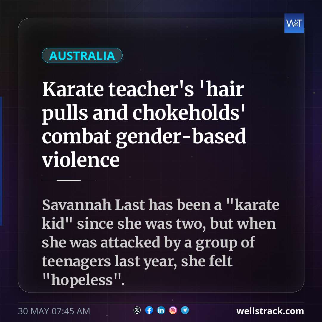 Karate teacher's 'hair pulls and chokeholds' combat gender-based violence — WellsTrack