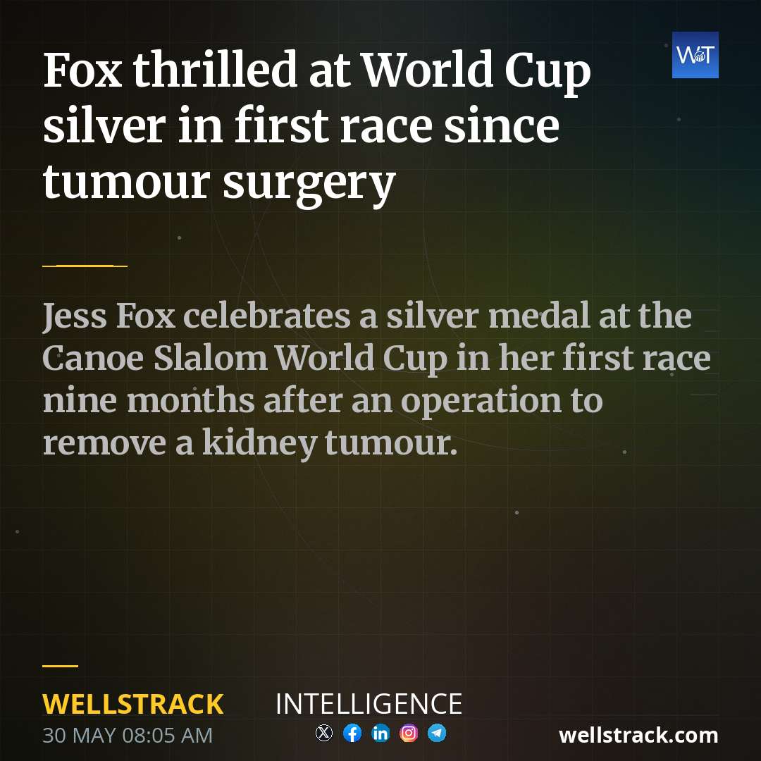 Fox thrilled at World Cup silver in first race since tumour surgery — WellsTrack