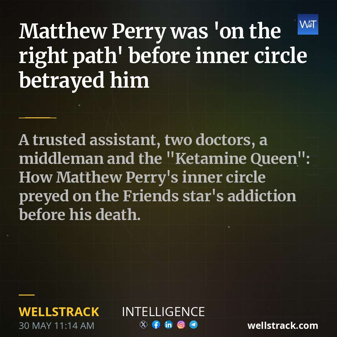 Matthew Perry was 'on the right path' before inner circle betrayed him — WellsTrack