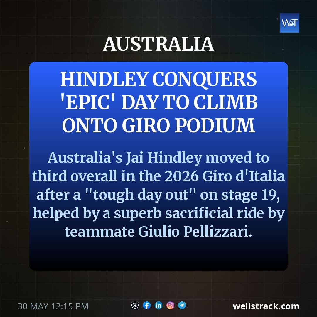Hindley conquers 'epic' day to climb onto Giro podium — WellsTrack