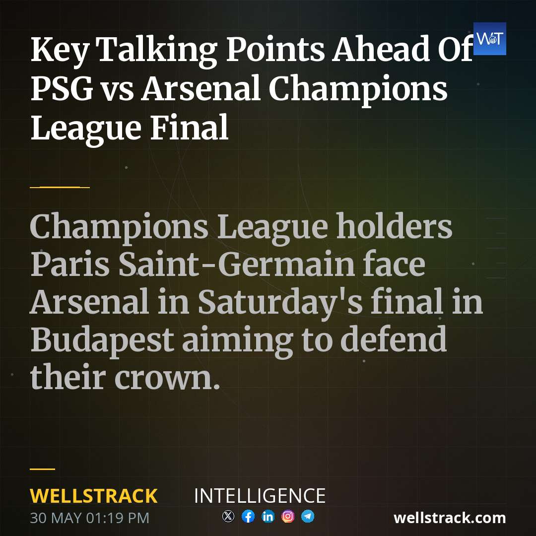 Key Talking Points Ahead Of PSG vs Arsenal Champions League Final — WellsTrack