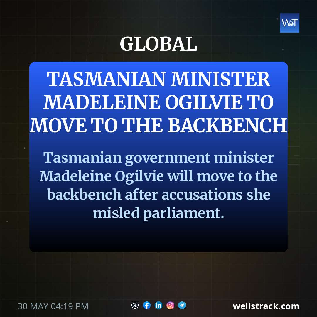 Tasmanian minister Madeleine Ogilvie to move to the backbench — WellsTrack
