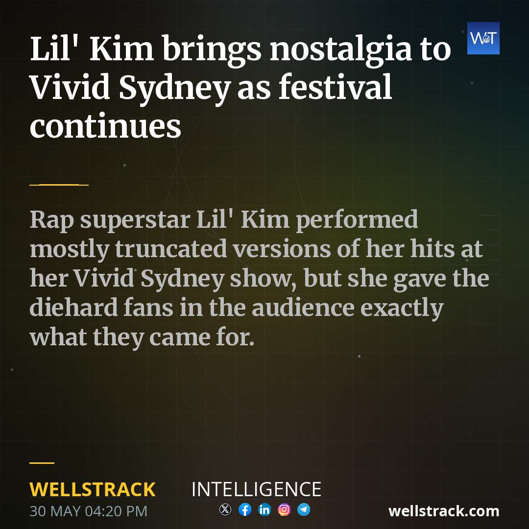 Lil' Kim brings nostalgia to Vivid Sydney as festival continues — WellsTrack