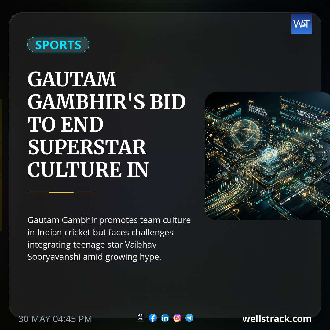 Gautam Gambhir's Bid To End Superstar Culture In Indian Cricket Meets Vaibhav Sooryvanshi Challenge — WellsTrack