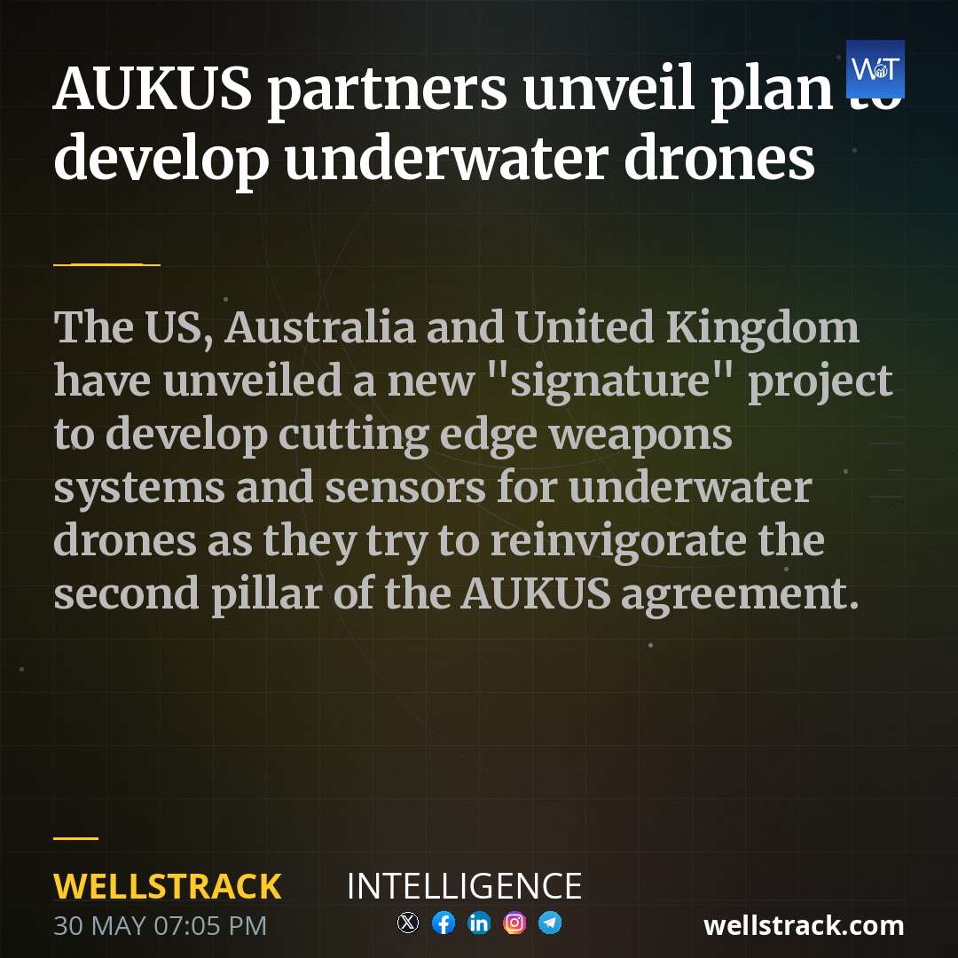 AUKUS partners unveil plan to develop underwater drones — WellsTrack