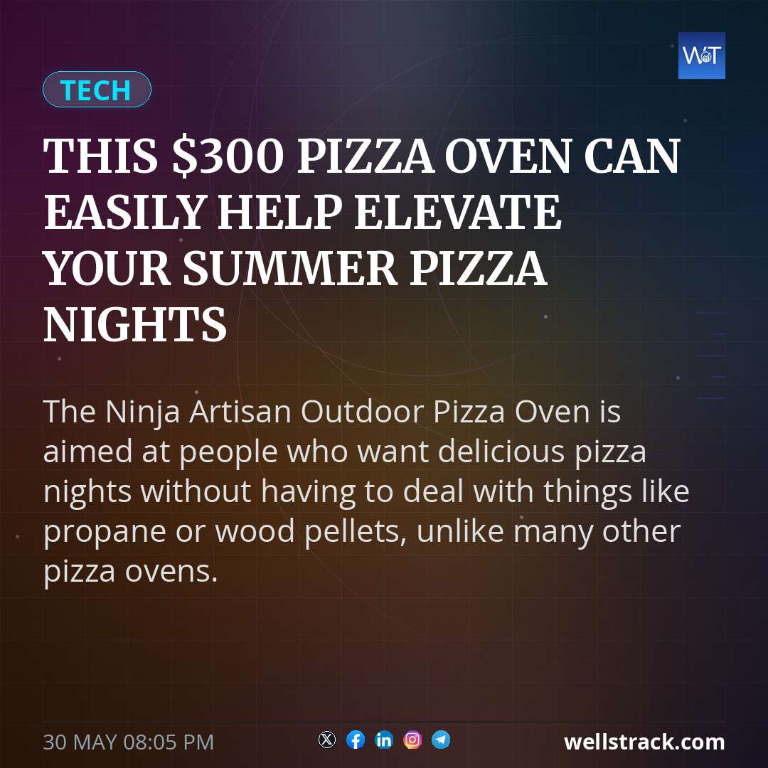 This $300 pizza oven can easily help elevate your summer pizza nights — WellsTrack