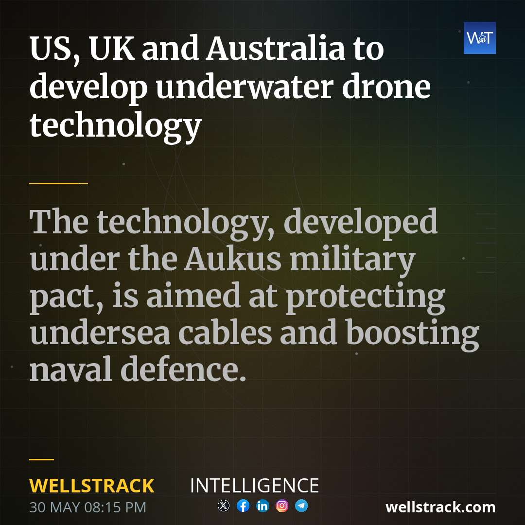 US, UK and Australia to develop underwater drone technology — WellsTrack