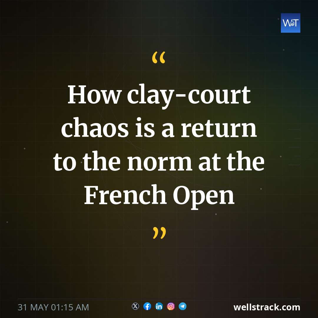 How clay-court chaos is a return to the norm at the French Open — WellsTrack