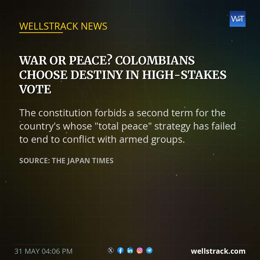 War or peace? Colombians choose destiny in high-stakes vote — WellsTrack