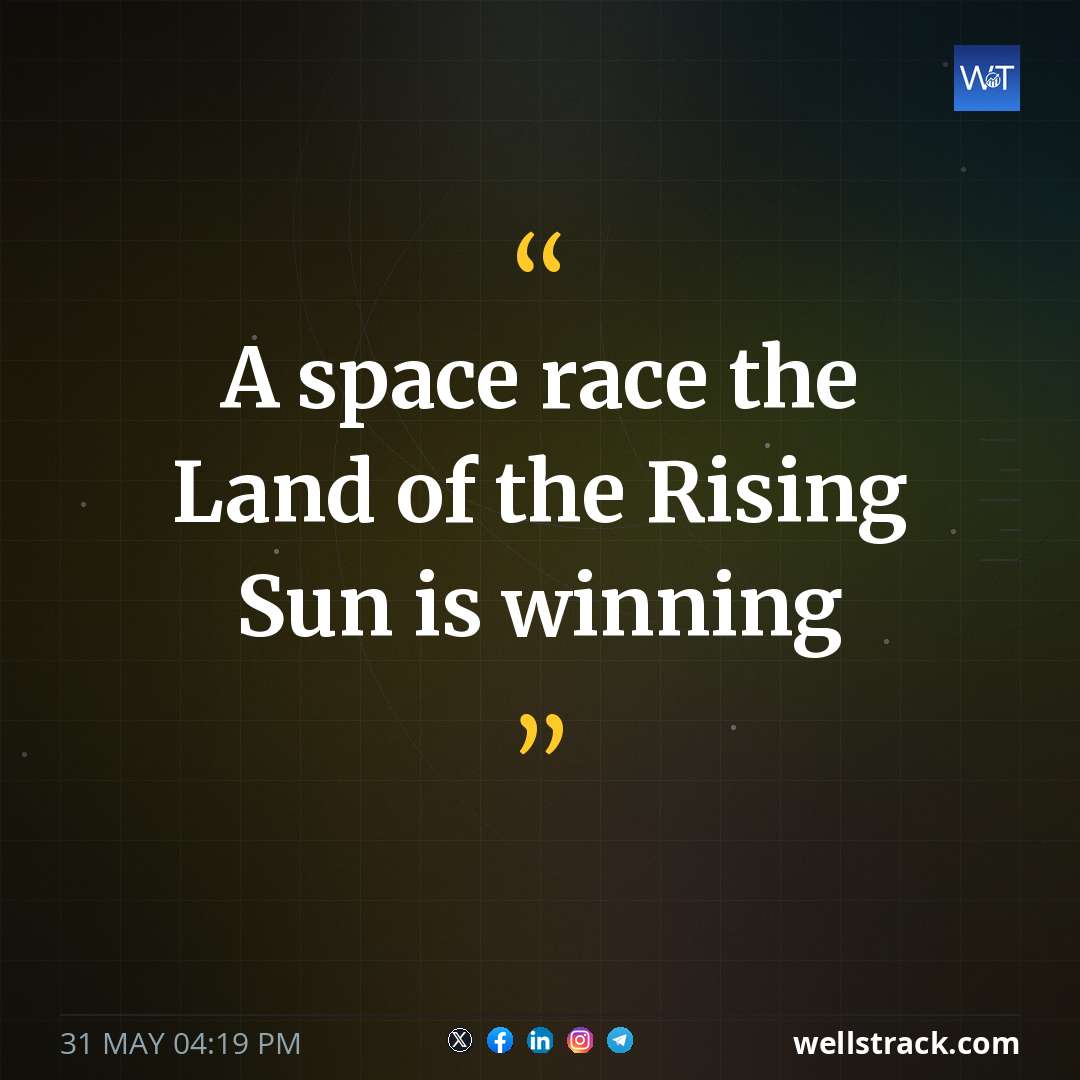 A space race the Land of the Rising Sun is winning — WellsTrack