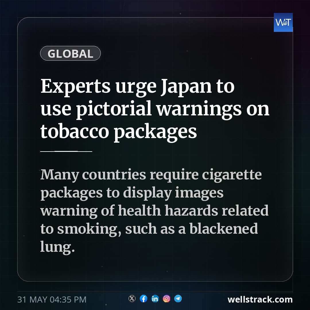 Experts urge Japan to use pictorial warnings on tobacco packages — WellsTrack
