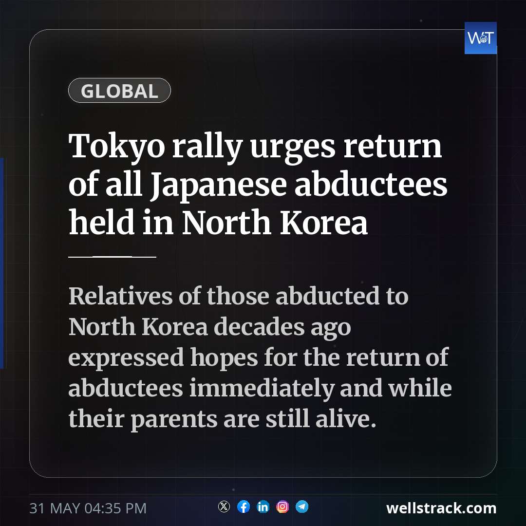Tokyo rally urges return of all Japanese abductees held in North Korea — WellsTrack