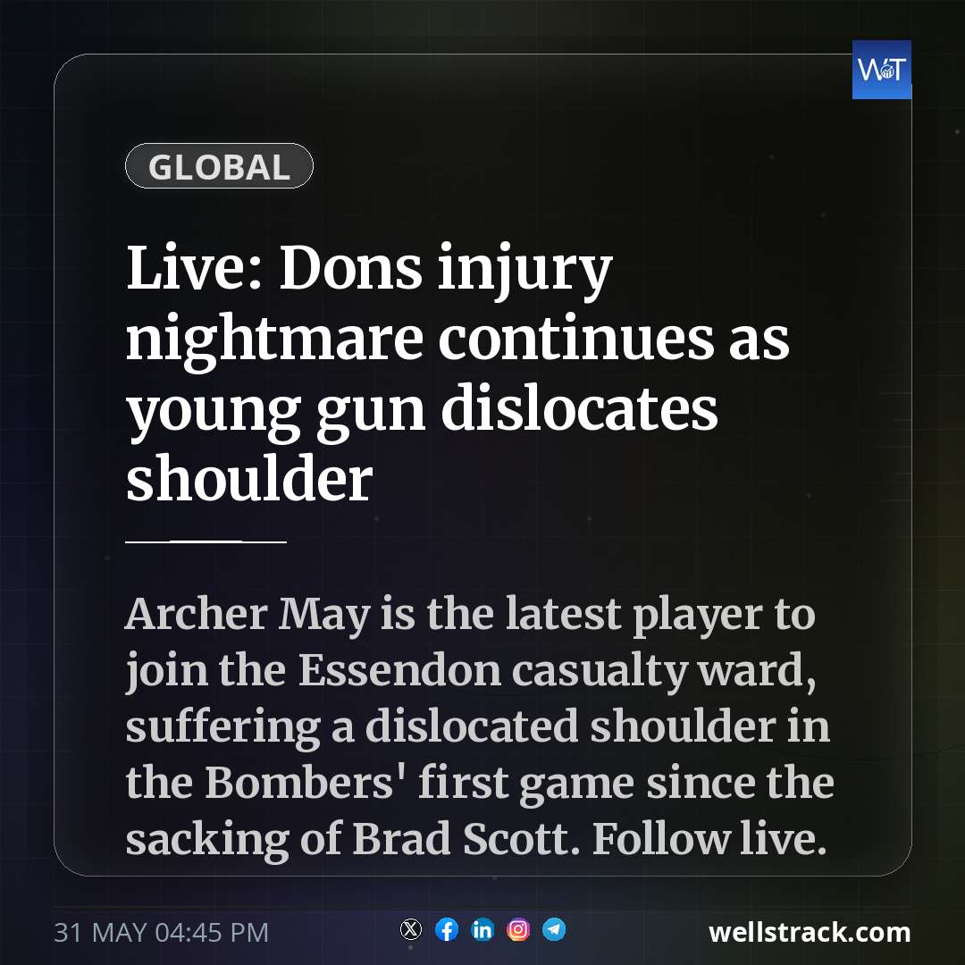 Live: Dons injury nightmare continues as young gun dislocates shoulder — WellsTrack