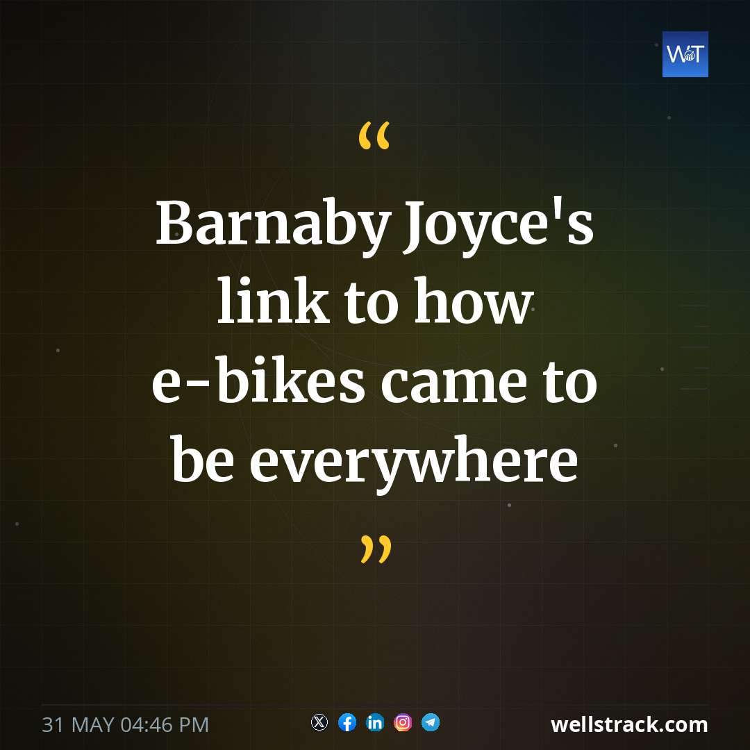 Barnaby Joyce's link to how e-bikes came to be everywhere — WellsTrack