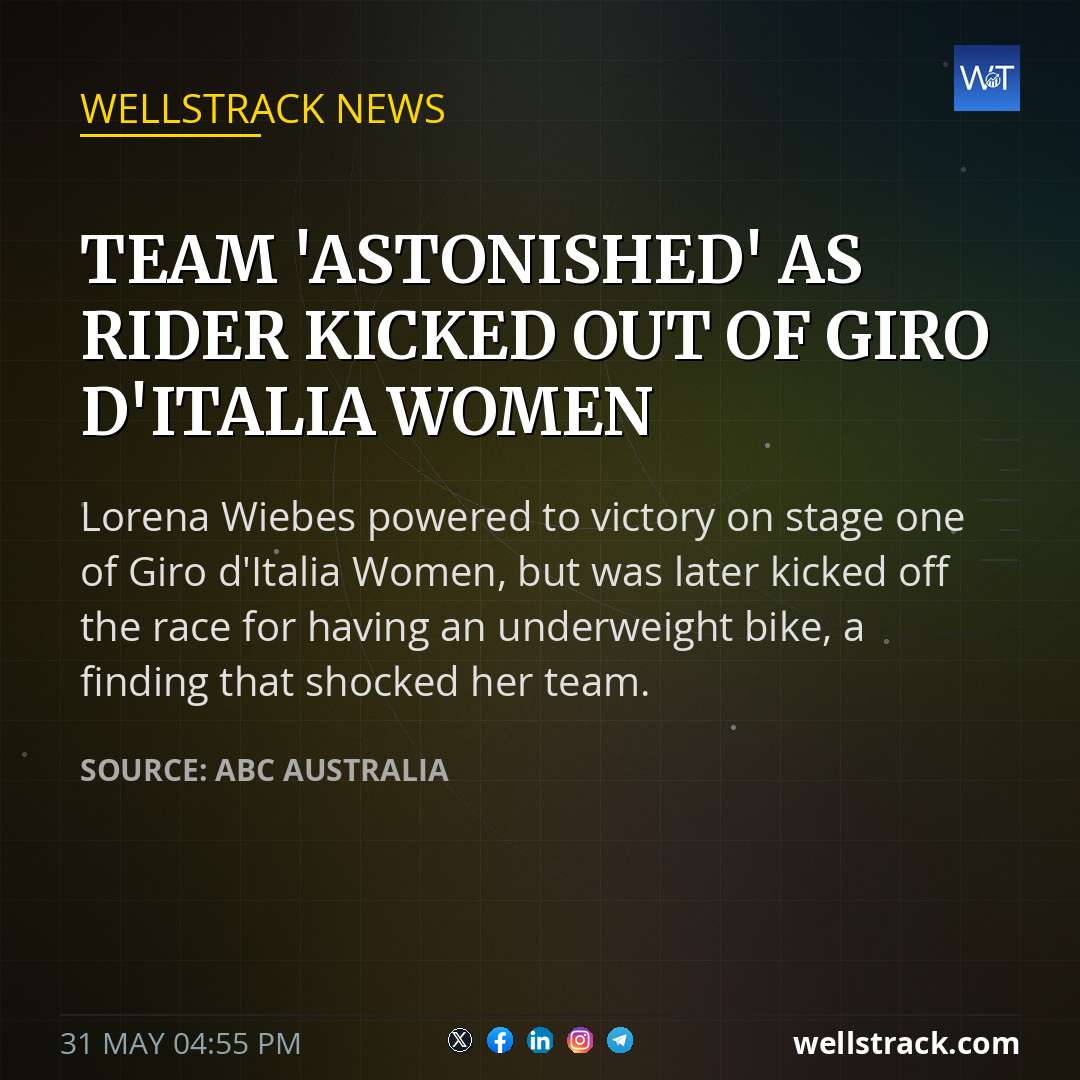 Team 'astonished' as rider kicked out of Giro d'Italia Women — WellsTrack