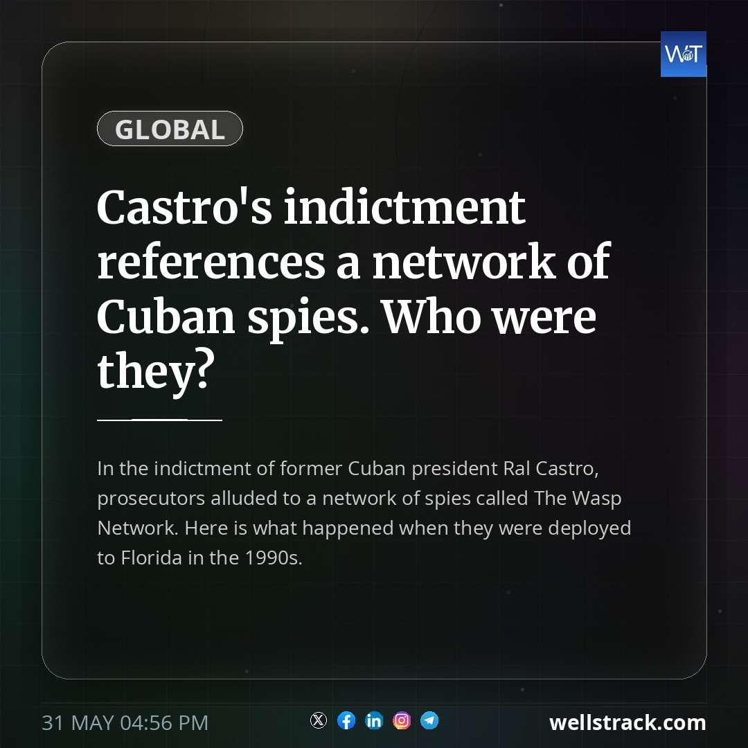 Castro's indictment references a network of Cuban spies. Who were they? — WellsTrack