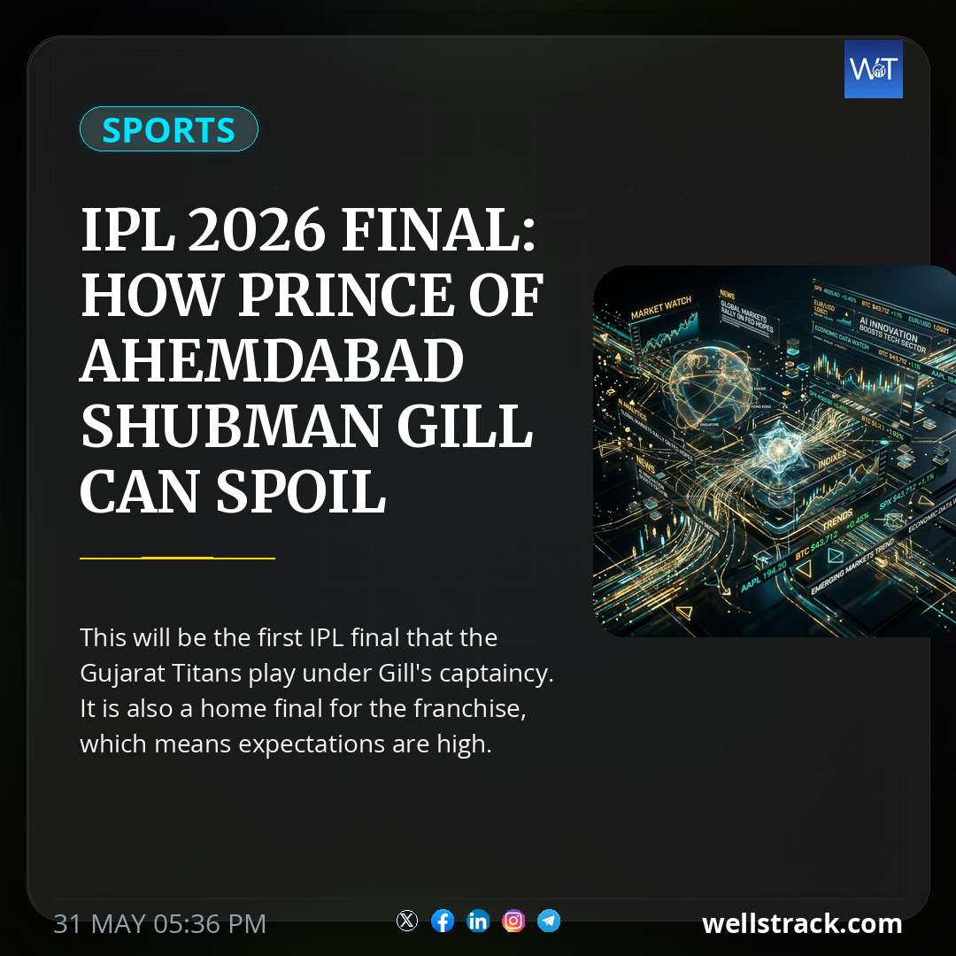 IPL 2026 Final: How prince of Ahemdabad Shubman Gill can spoil Kohli’s RCB title party — WellsTrack