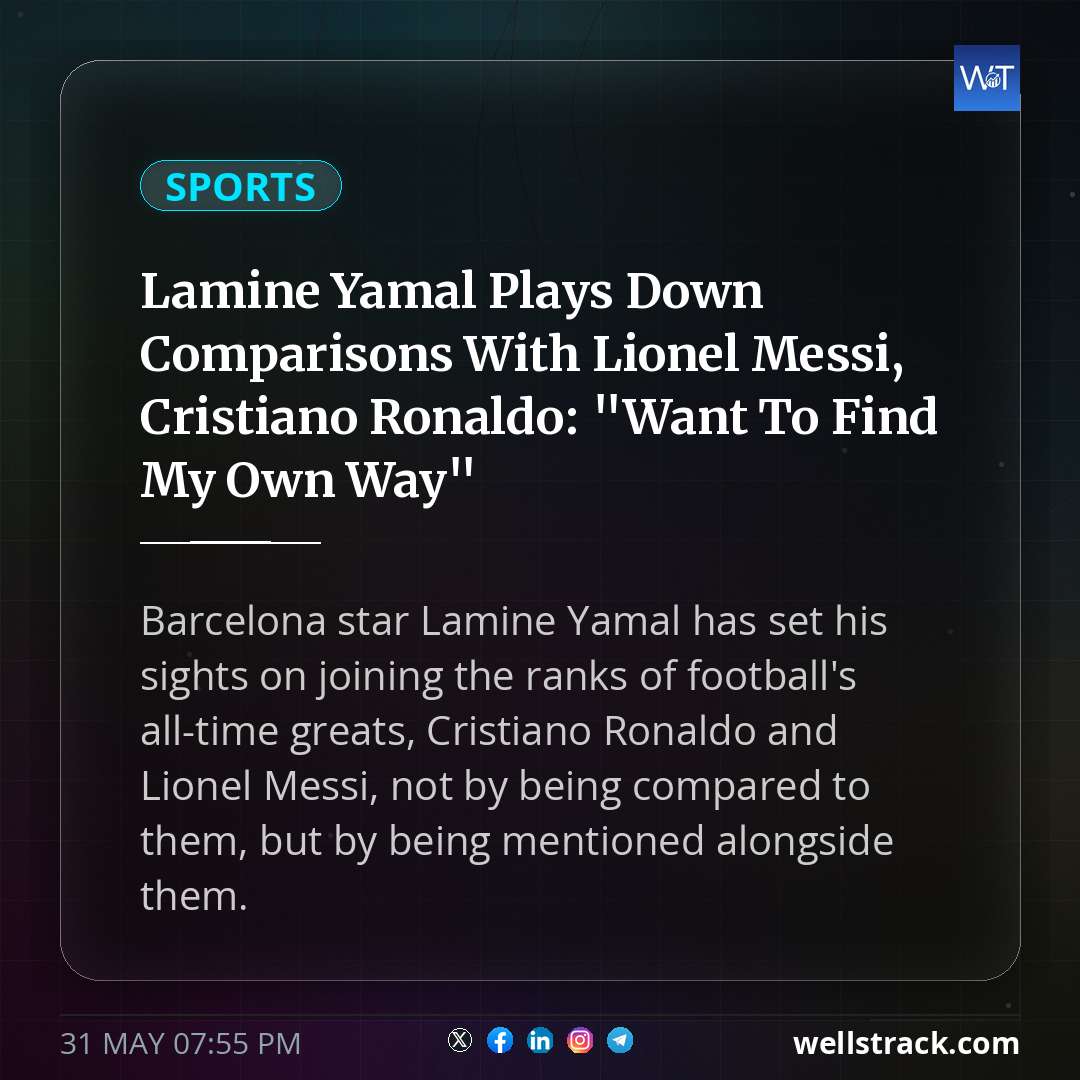 Lamine Yamal Plays Down Comparisons With Lionel Messi, Cristiano Ronaldo: "Want To Find My Own Way" — WellsTrack