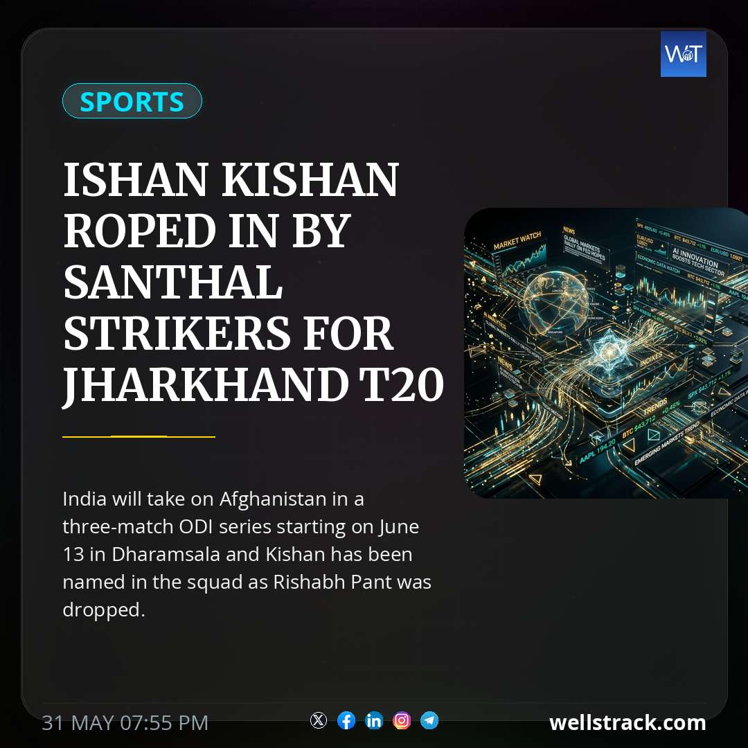 Ishan Kishan Roped In By Santhal Strikers For Jharkhand T20 League, Availability Remains Doubtful — WellsTrack