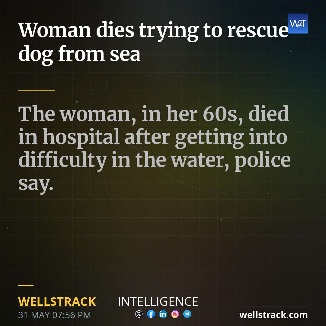 Woman dies trying to rescue dog from sea — WellsTrack