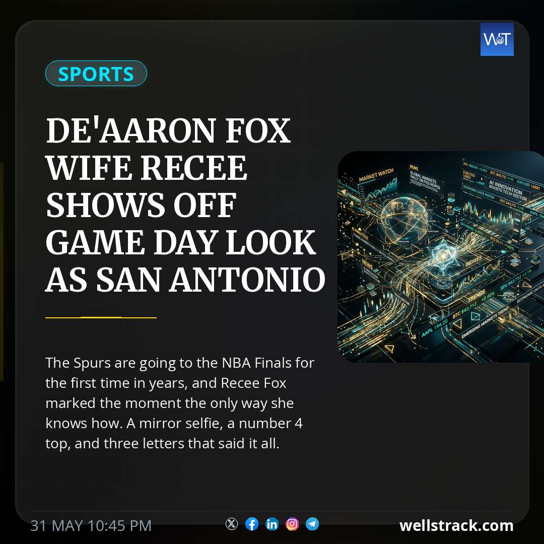 De'Aaron Fox Wife Recee Shows Off Game Day Look As San Antonio Spurs Reach The NBA Finals — WellsTrack