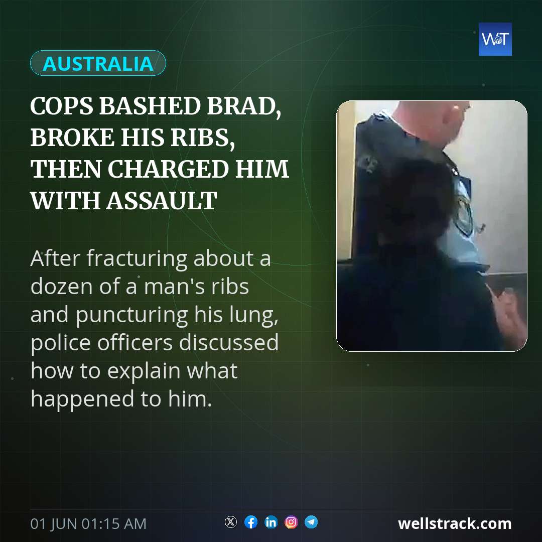 Cops bashed Brad, broke his ribs, then charged him with assault — WellsTrack