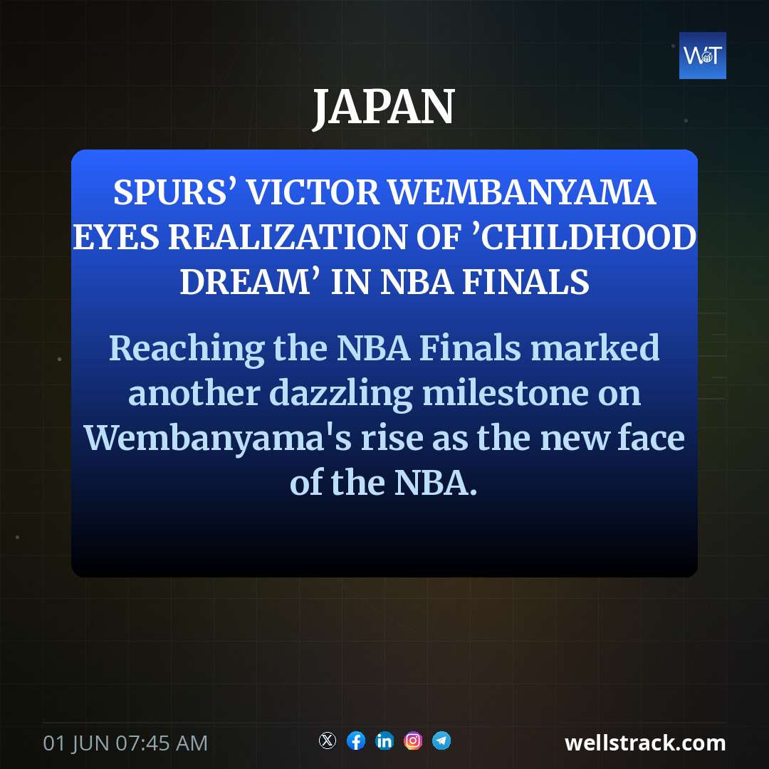 Spurs’ Victor Wembanyama eyes realization of ’childhood dream’ in NBA Finals — WellsTrack