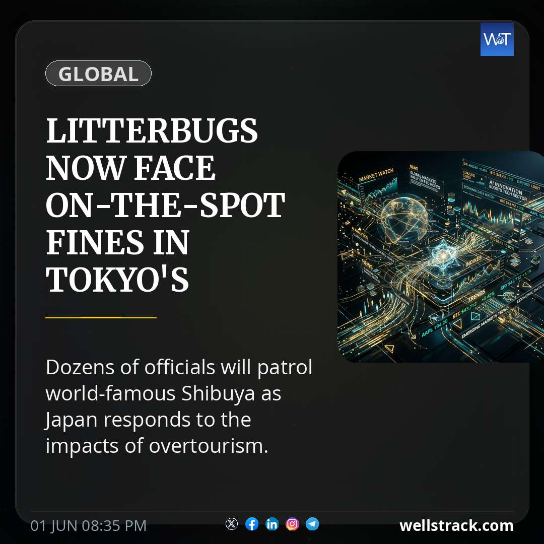 Litterbugs now face on-the-spot fines in Tokyo's tourist hotspot — WellsTrack