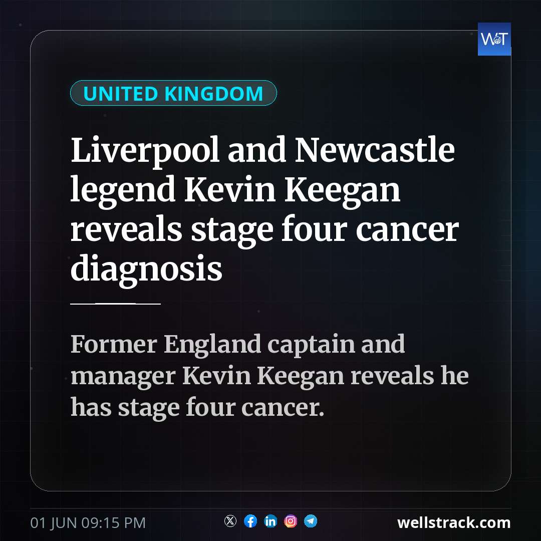 Liverpool and Newcastle legend Kevin Keegan reveals stage four cancer diagnosis — WellsTrack