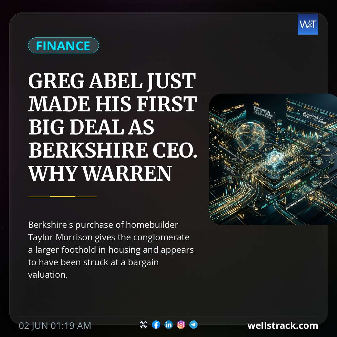 Greg Abel just made his first big deal as Berkshire CEO. Why Warren Buffett is happy