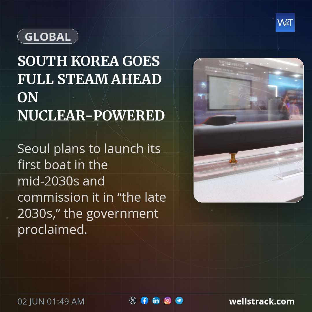 South Korea goes full steam ahead on nuclear-powered submarines — WellsTrack
