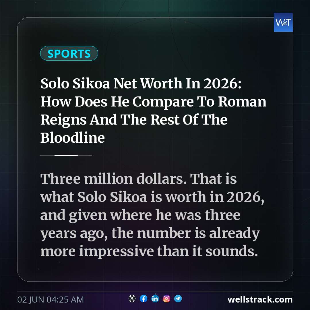 Solo Sikoa Net Worth In 2026: How Does He Compare To Roman Reigns And The Rest Of The Bloodline — WellsTrack