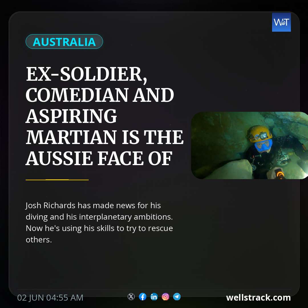 Ex-soldier, comedian and aspiring Martian is the Aussie face of Laos cave rescue — WellsTrack