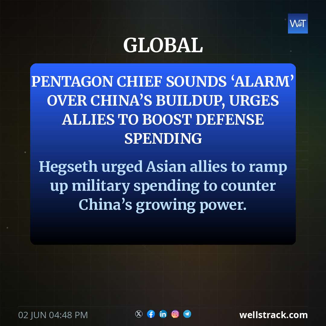 Pentagon chief sounds ‘alarm’ over China’s buildup, urges allies to boost defense spending