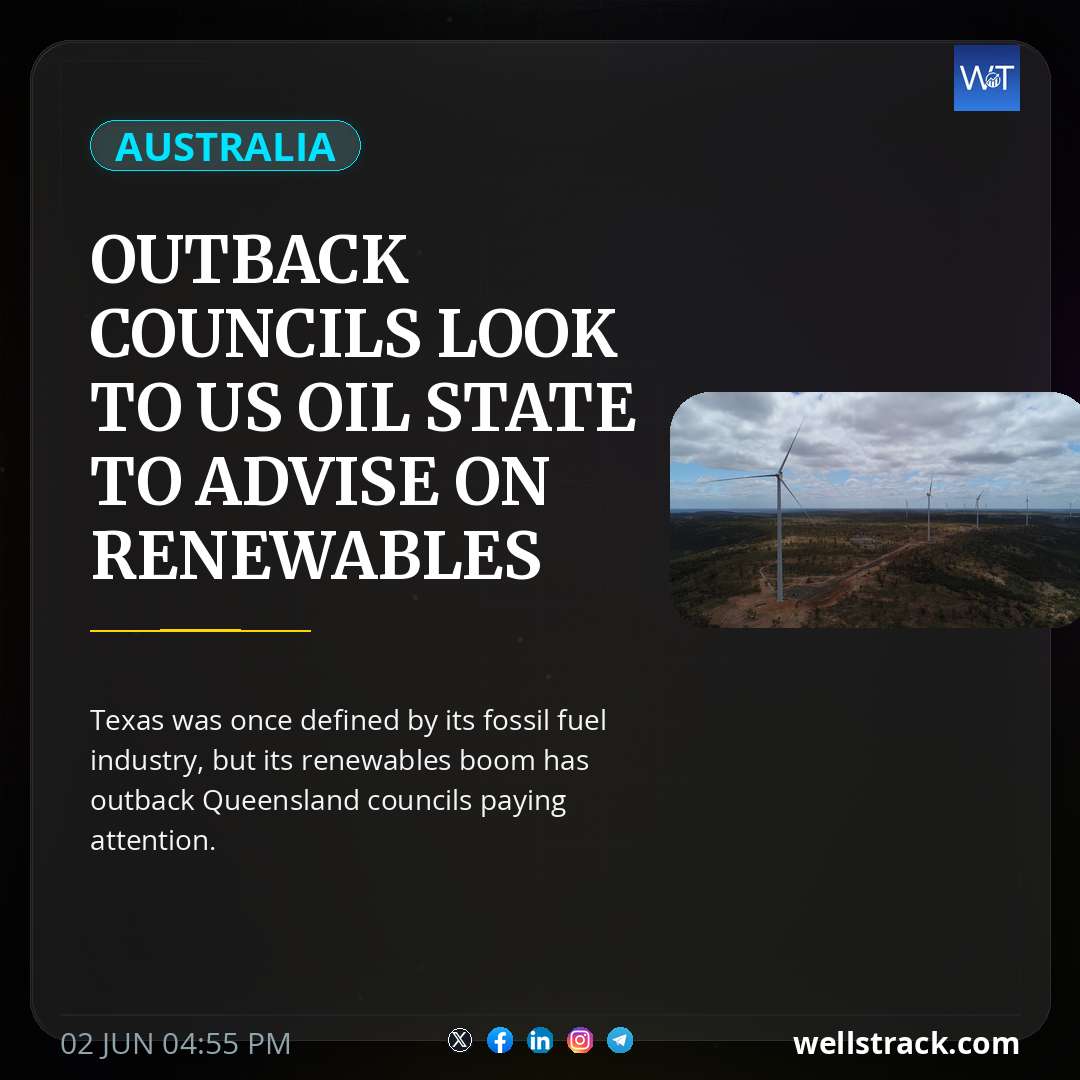 Outback councils look to US oil state to advise on renewables success