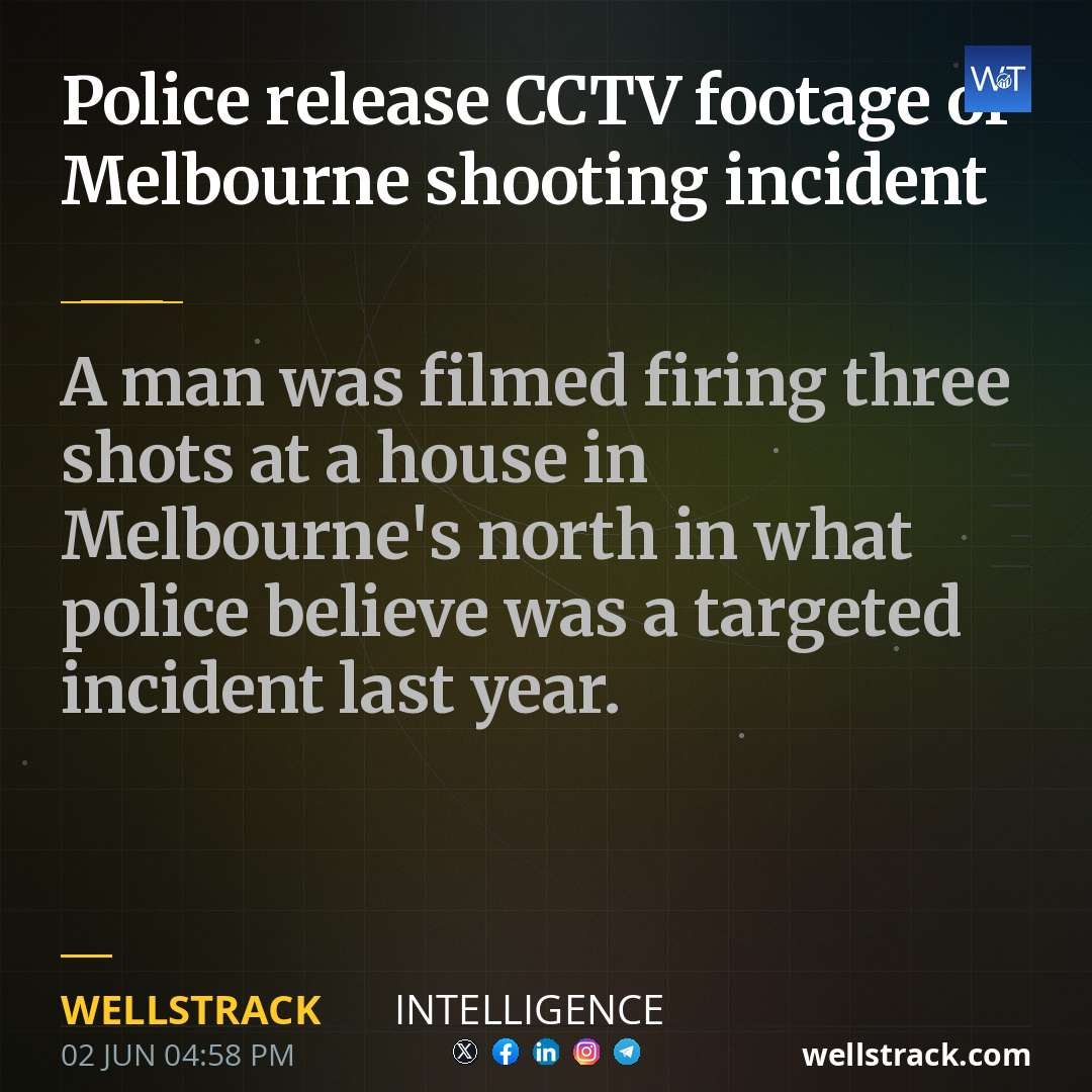 Police release CCTV footage of Melbourne shooting incident