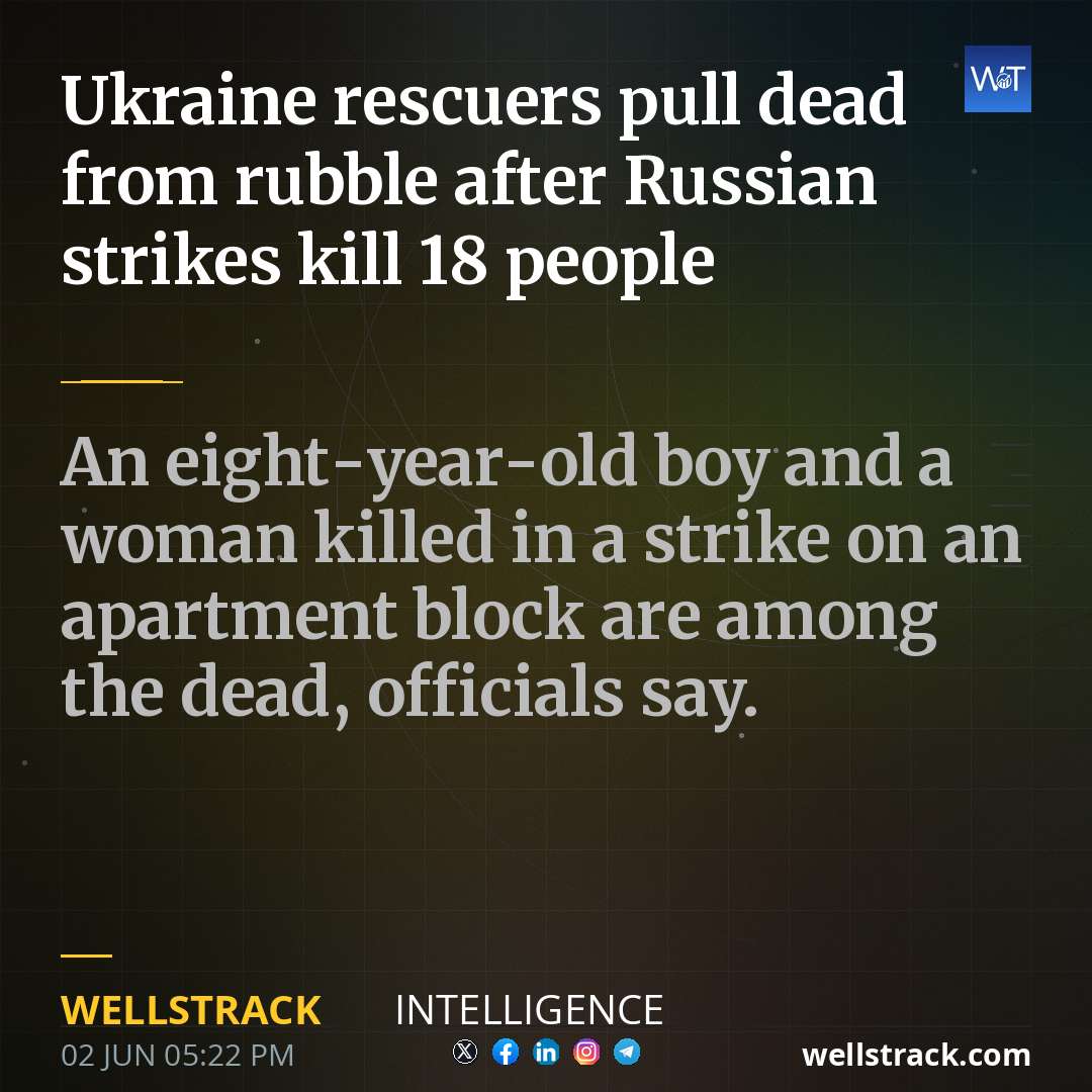 Ukraine rescuers pull dead from rubble after Russian strikes kill 18 people
