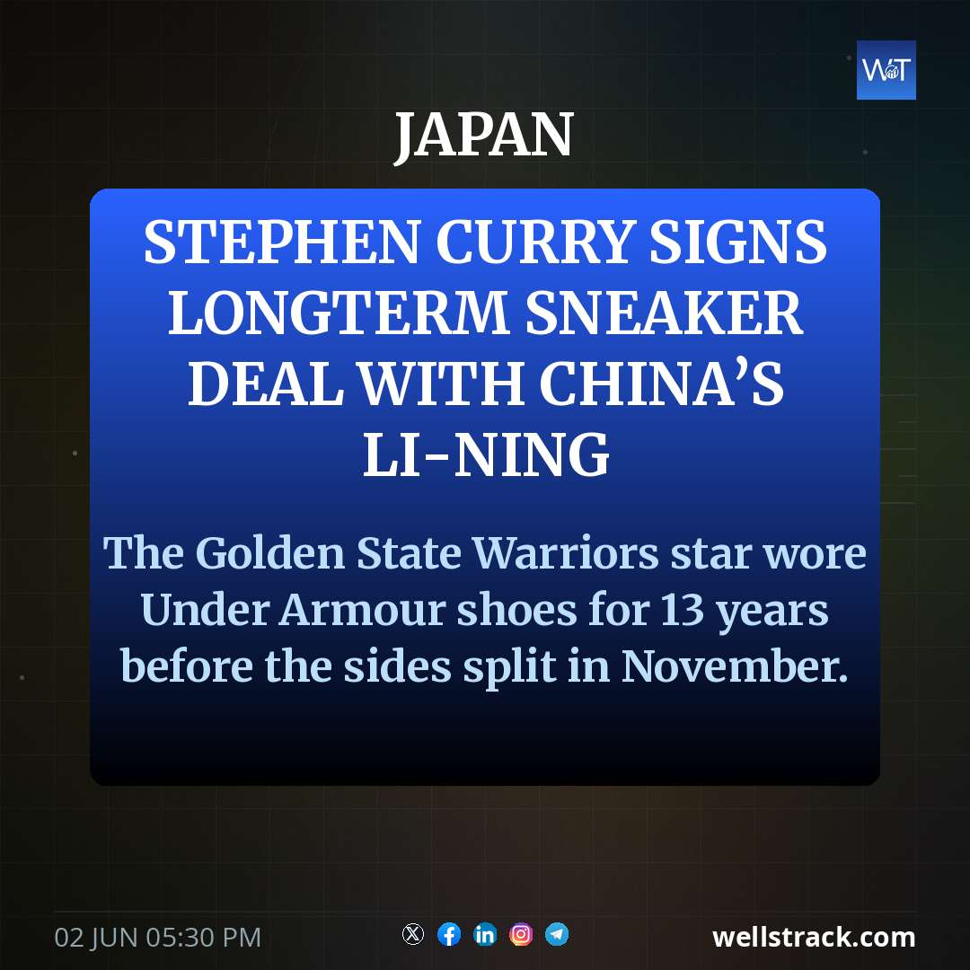 Stephen Curry signs longterm sneaker deal with China’s Li-Ning
