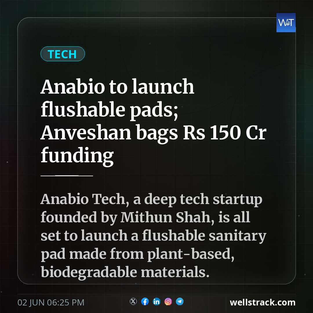 Anabio to launch flushable pads; Anveshan bags Rs 150 Cr funding