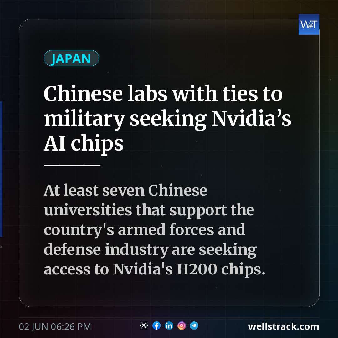 Chinese labs with ties to military seeking Nvidia’s AI chips