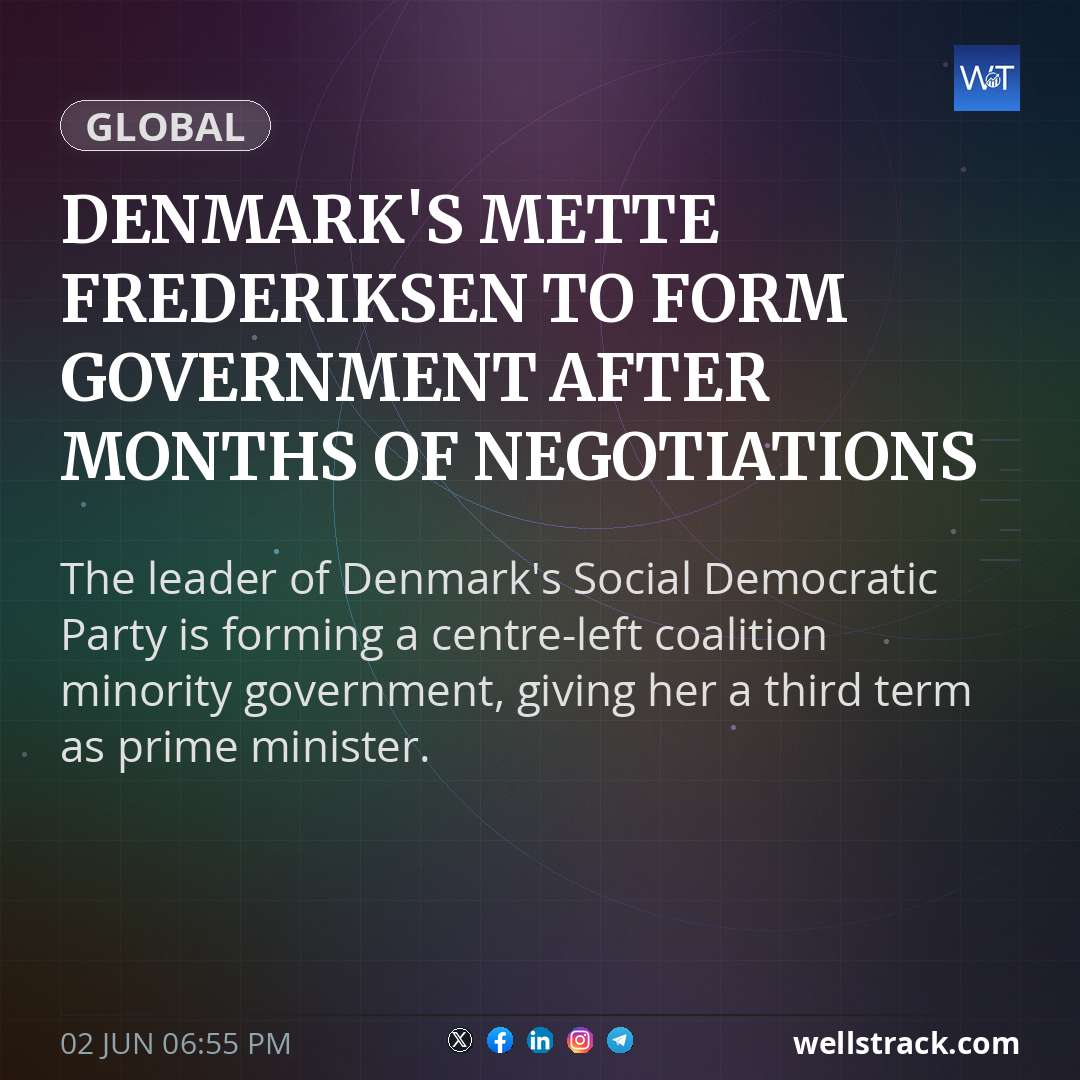 Denmark's Mette Frederiksen to form government after months of negotiations