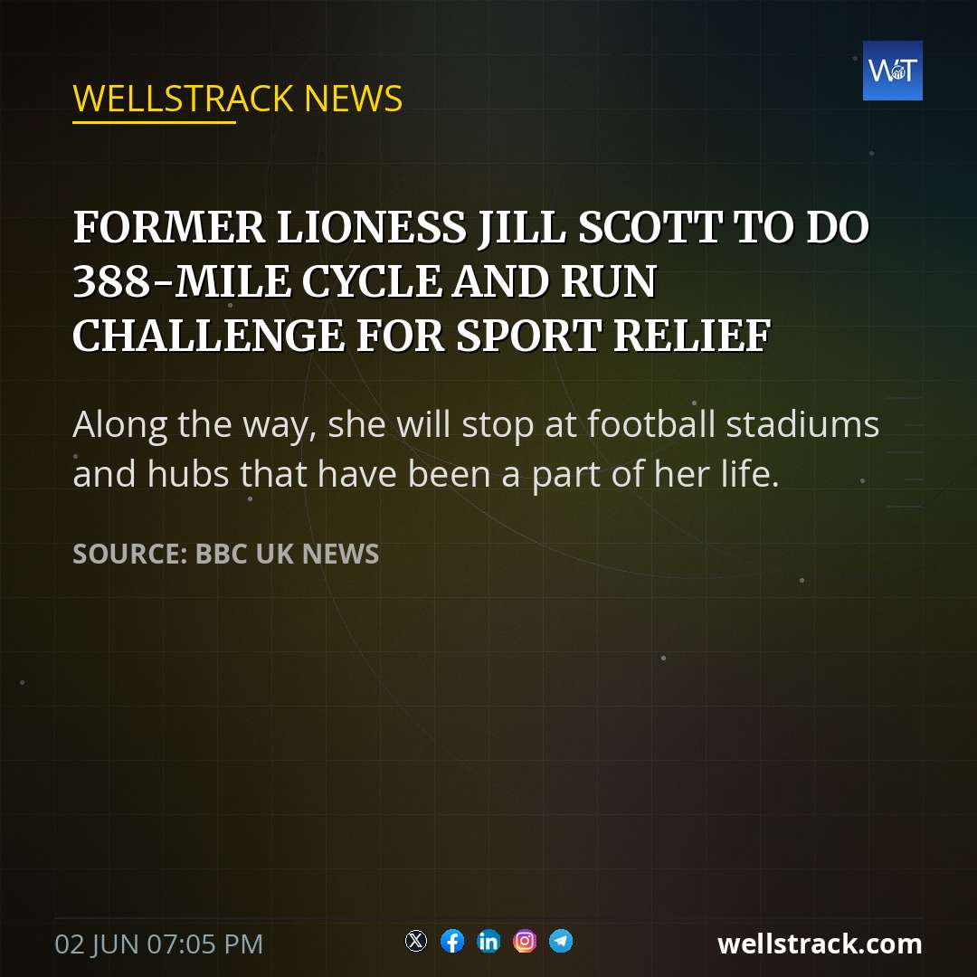 Former Lioness Jill Scott to do 388-mile cycle and run challenge for Sport Relief