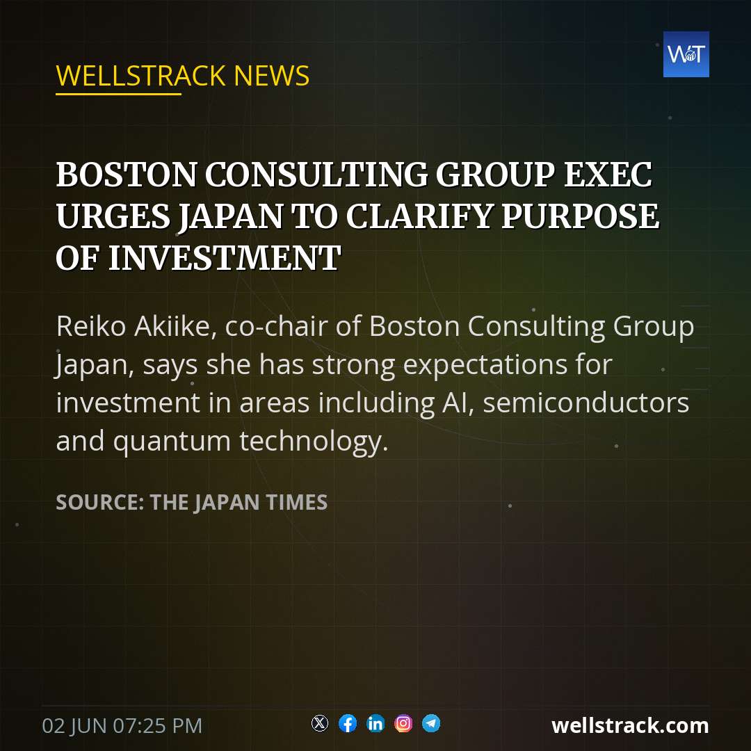 Boston Consulting Group exec urges Japan to clarify purpose of investment