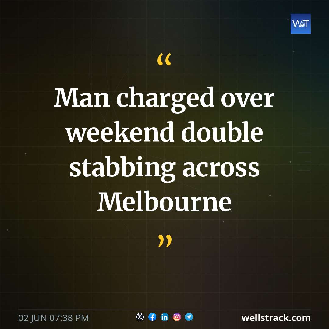 Man charged over weekend double stabbing across Melbourne