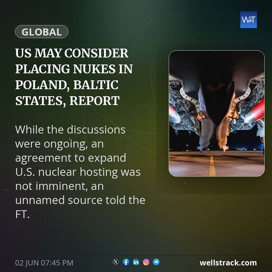 US may consider placing nukes in Poland, Baltic States, report says