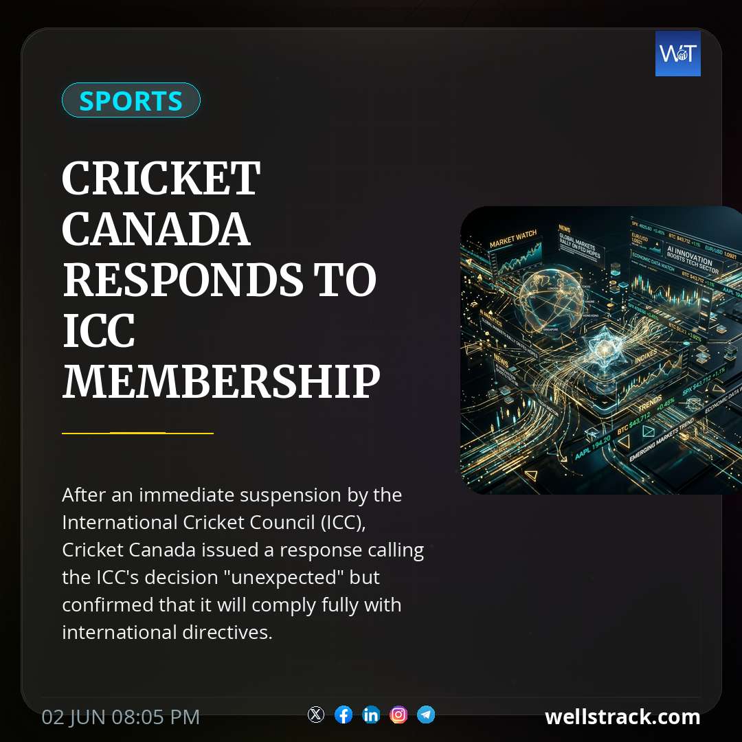 Cricket Canada Responds To ICC Membership Suspension, Calls It 'Unexpected'