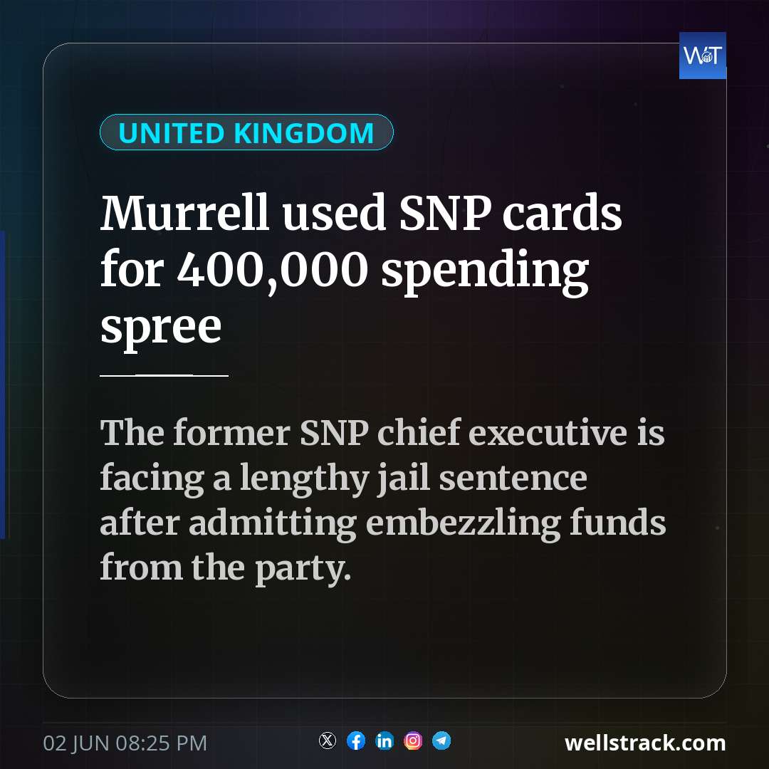 Murrell used SNP cards for £400,000 spending spree