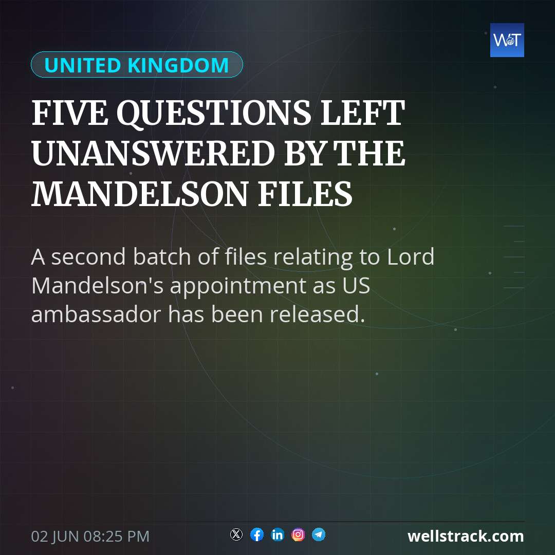 Five questions left unanswered by the Mandelson files