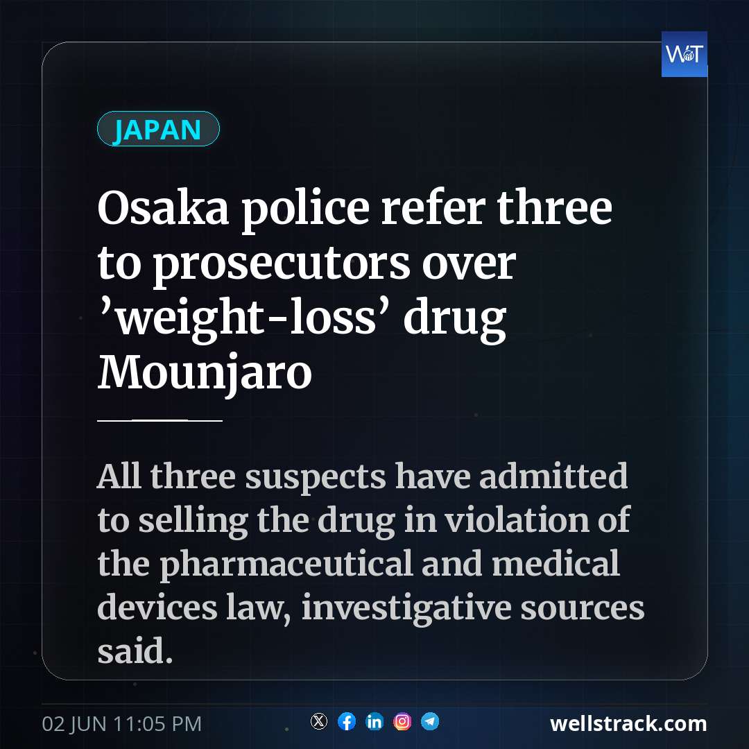 Osaka police refer three to prosecutors over ’weight-loss’ drug Mounjaro